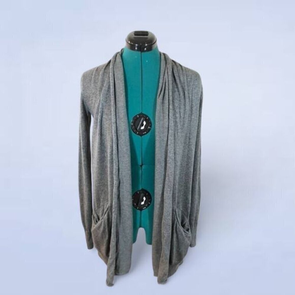 Aritzia Wilfred Gray Silk and Cashmere Blend Cardigan - Size Extra Small